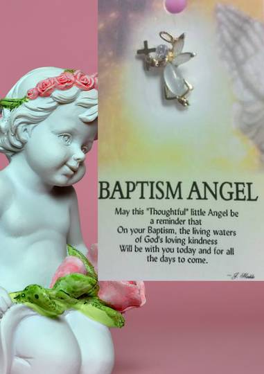 Baptism Angel Brooch image 0